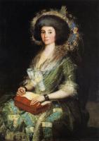 Goya, Francisco de - Portrait of the Wife of Juan Agustin Cean Bermudez